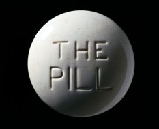L0059976 Model of a contraceptive pill, Europe, c. 1970