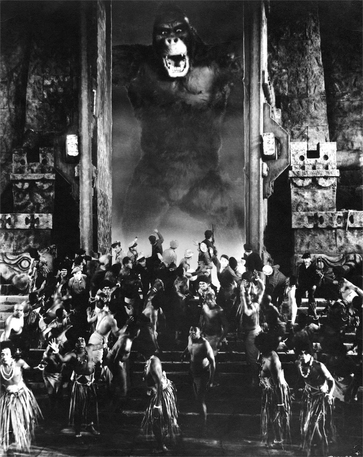 Image result for skull mountain king kong 1933